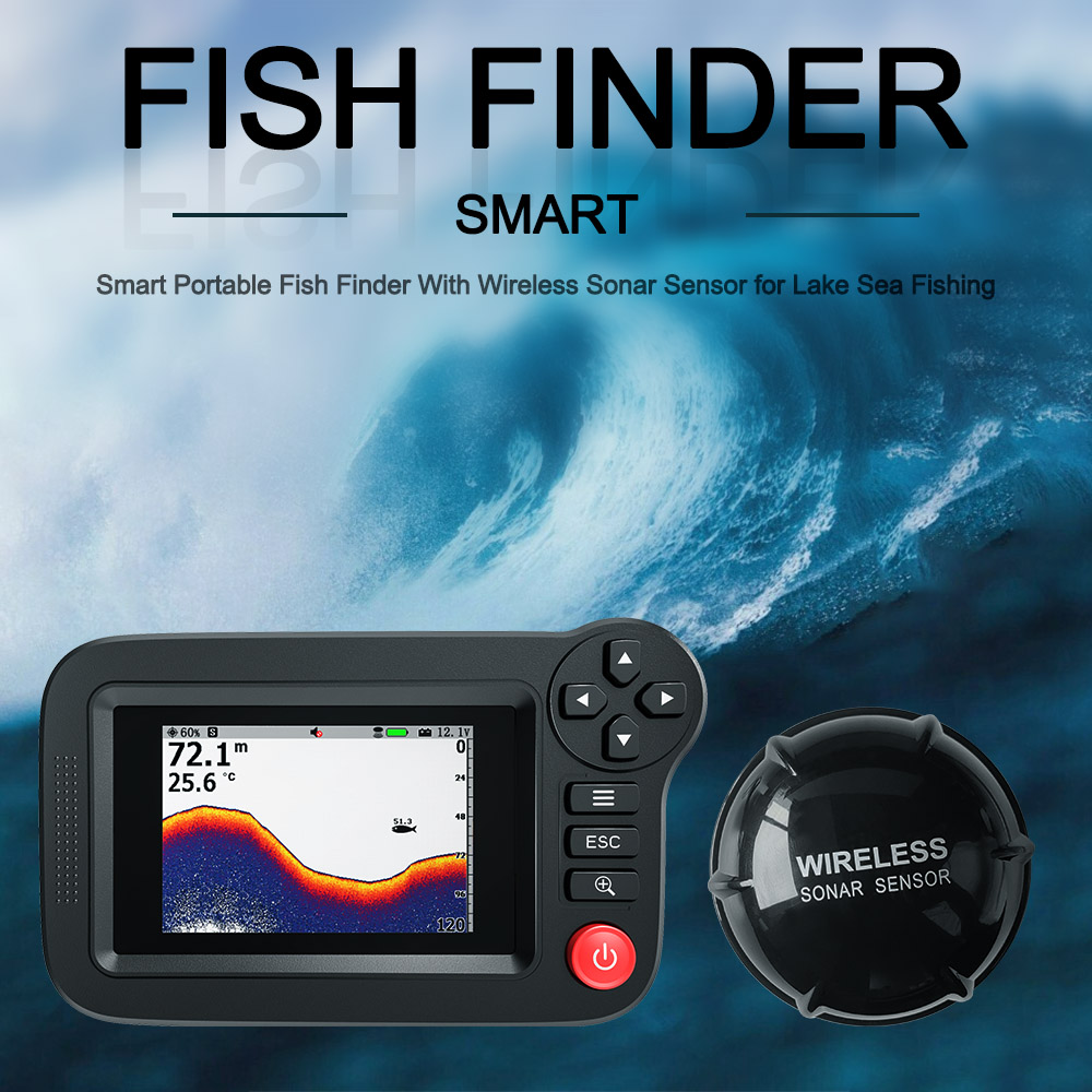 Smart Fish Finder - Portable F - Fishing Depth Finder ulasan dan harga