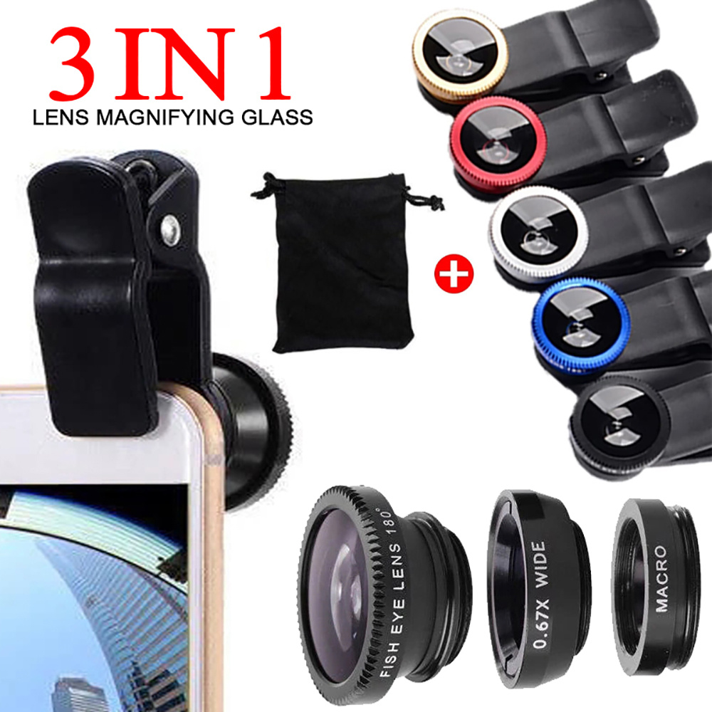 Universal 3 in 1 Fish Eye Lens - Fishing Camera ulasan dan harga