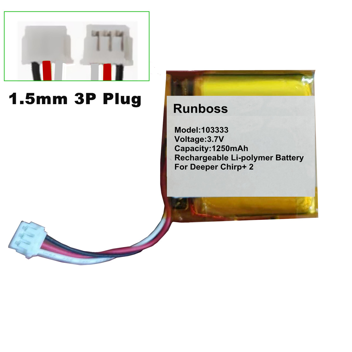 New 3.7V 1250mAh Battery For D - Fish Finder Gps ulasan dan harga