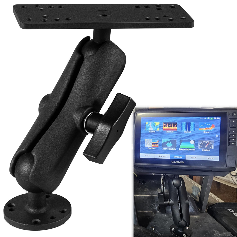 Aluminum Fish Finder Mount wit - Fish Finder Mount ulasan dan harga