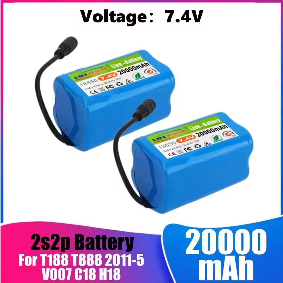 7.4V 20000mAh Battery with USB - Fish Finder Charger ulasan dan harga