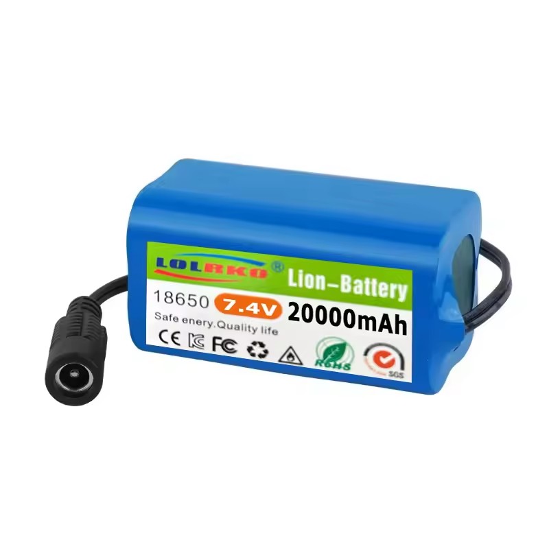 7.4V 20000mAh Battery with USB - Fish Finder Charger ulasan dan harga