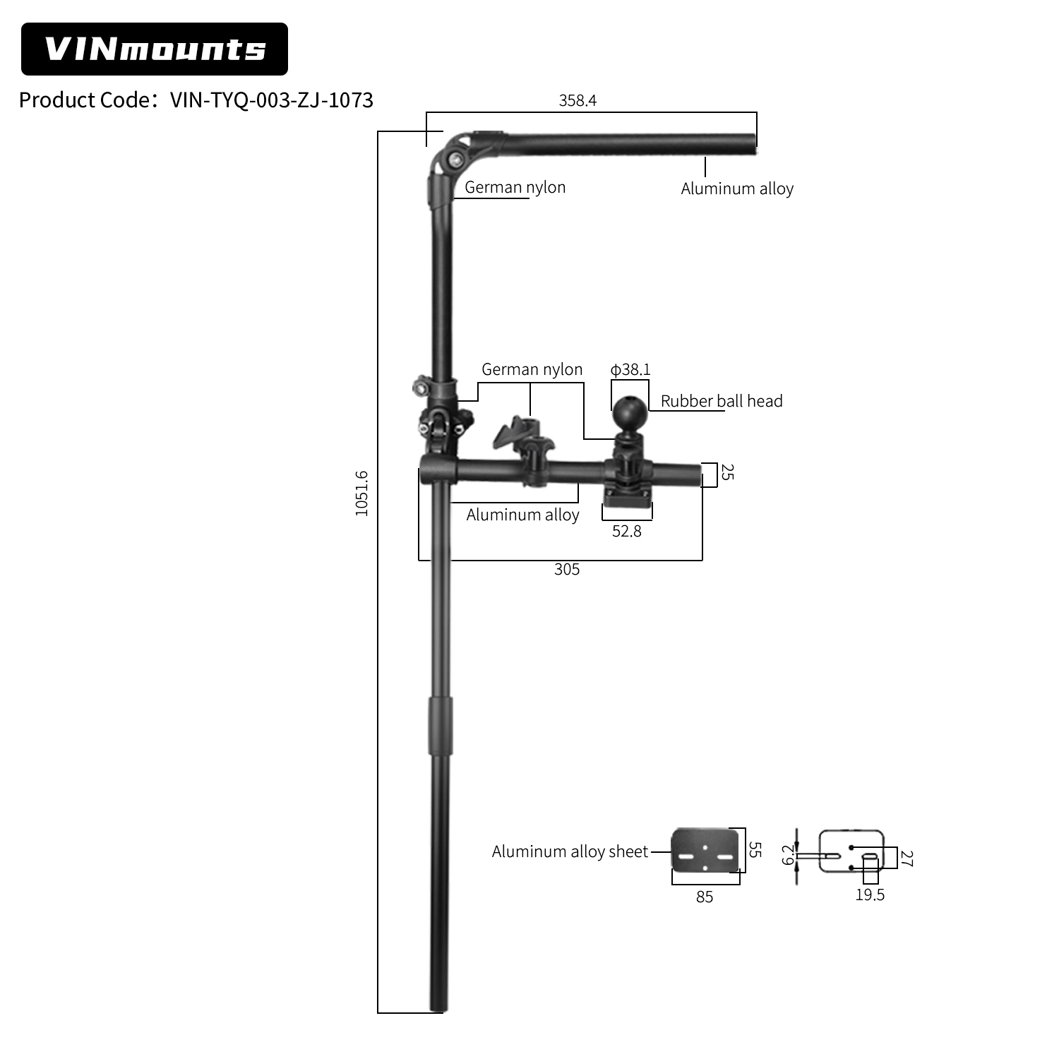 VINmountsLivescope Fish Finder - Fish Finder Mount ulasan dan harga