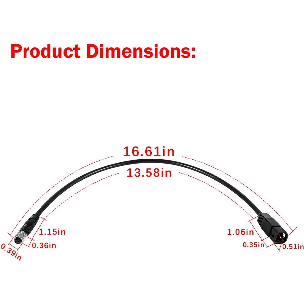 Replacement for1852068 MKR-US2 - Fish Finder Transducer ulasan dan harga
