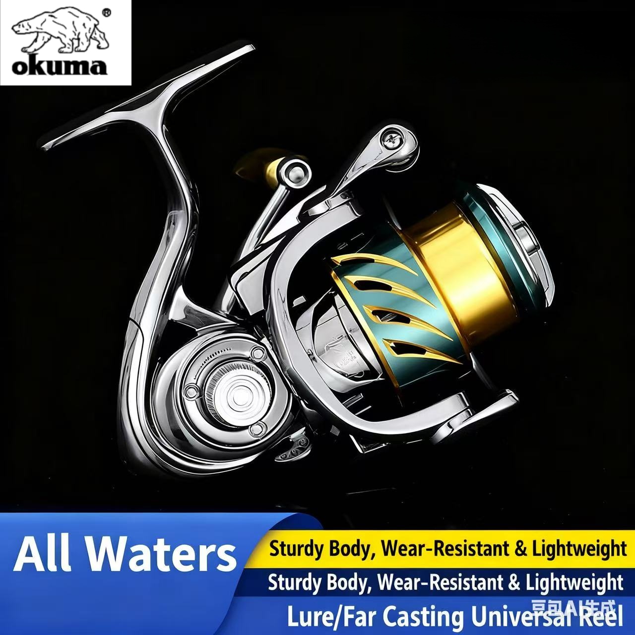 Okuma Fishing Tackle Spinning  - Daiwa Reel Fuego ulasan dan harga