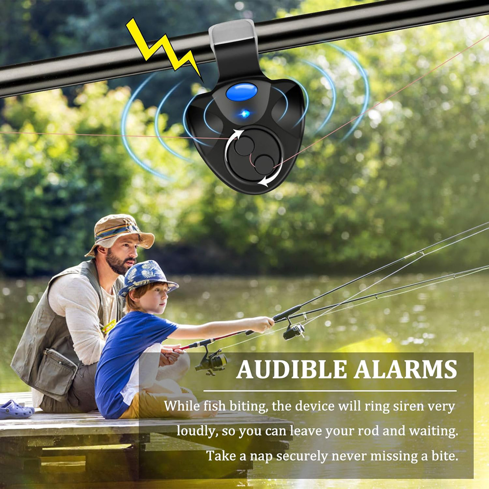 Carp Fishing Clip Set Rod Elec - Bite Indicator ulasan dan harga