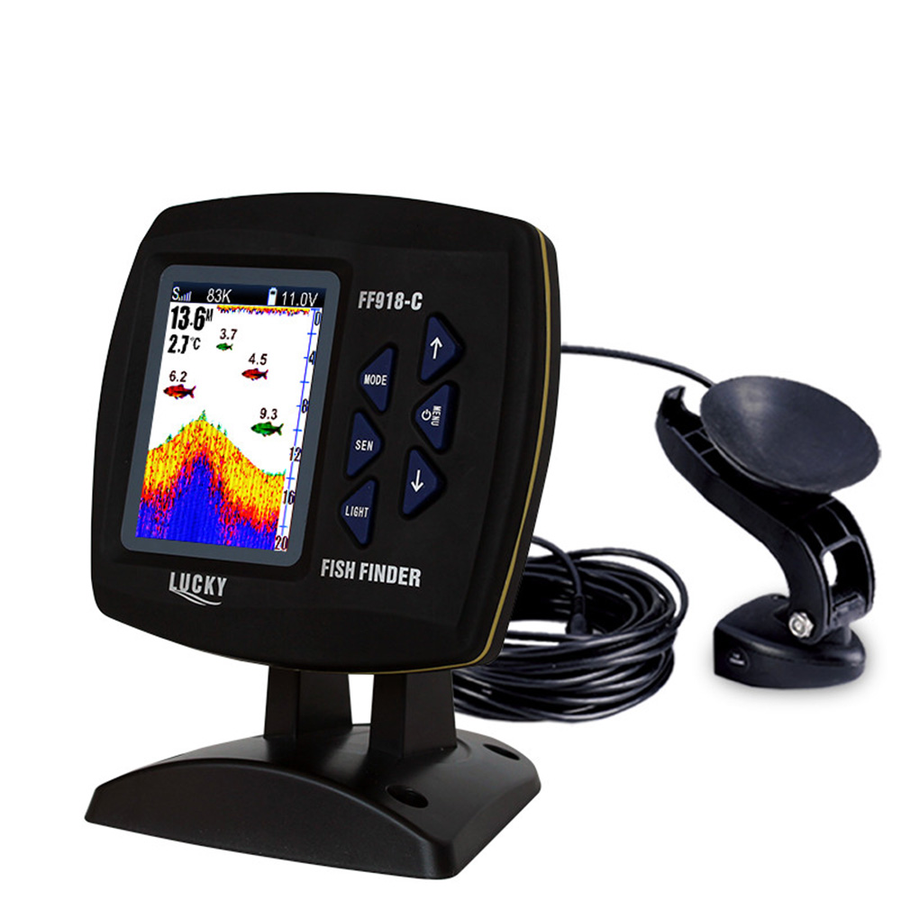 FF918-C100DS Color Screen Wire - Fishing Depth Finder ulasan dan harga
