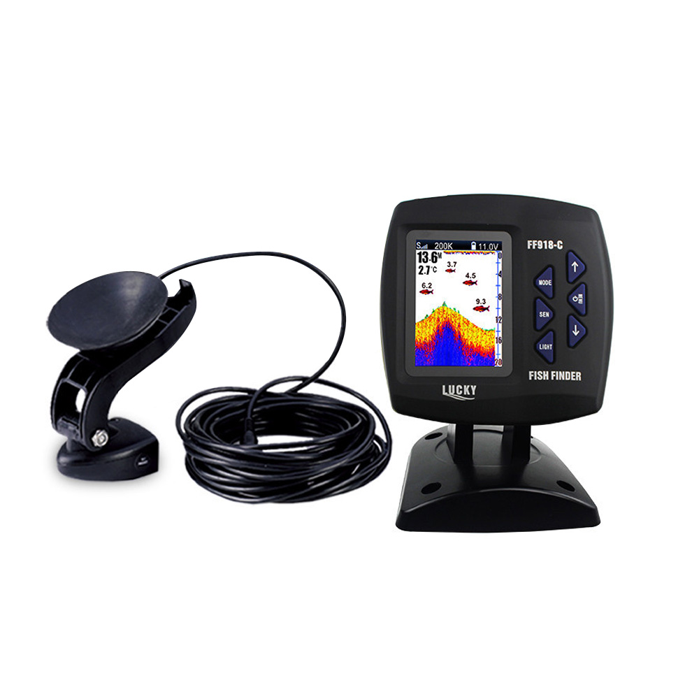 FF918-C100DS Color Screen Wire - Fishing Depth Finder ulasan dan harga